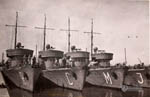 ORP Rybitwa, Czajka, Mewa i Jaskka, Gdynia 1933 rok