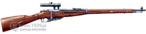 Karabin Mosin wz.1891/30 w wersji wyborowej